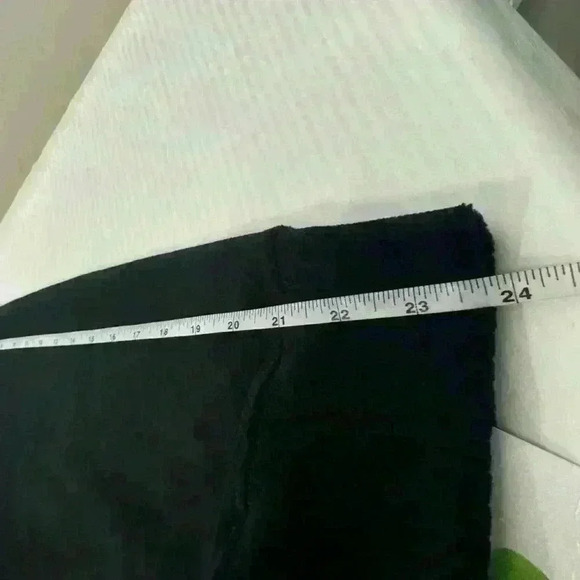 NWT Cappagallo soft black velour Y2K athleisure light crew sweatshirt size XL - Picture 10 of 10